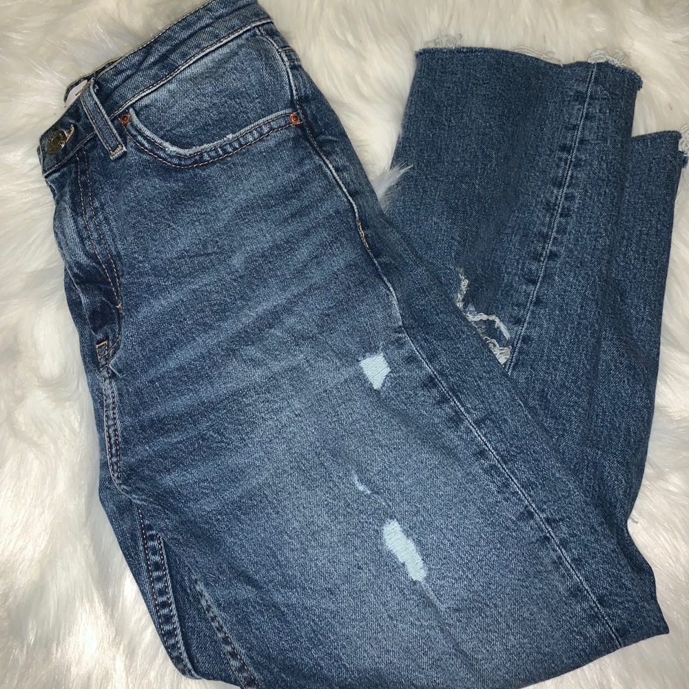 Straight Topshop denim